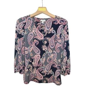 Charter Club Paisley Print Top SKU C04